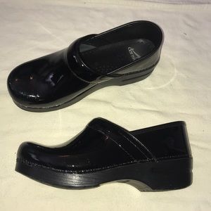 Patent Leather Clogs